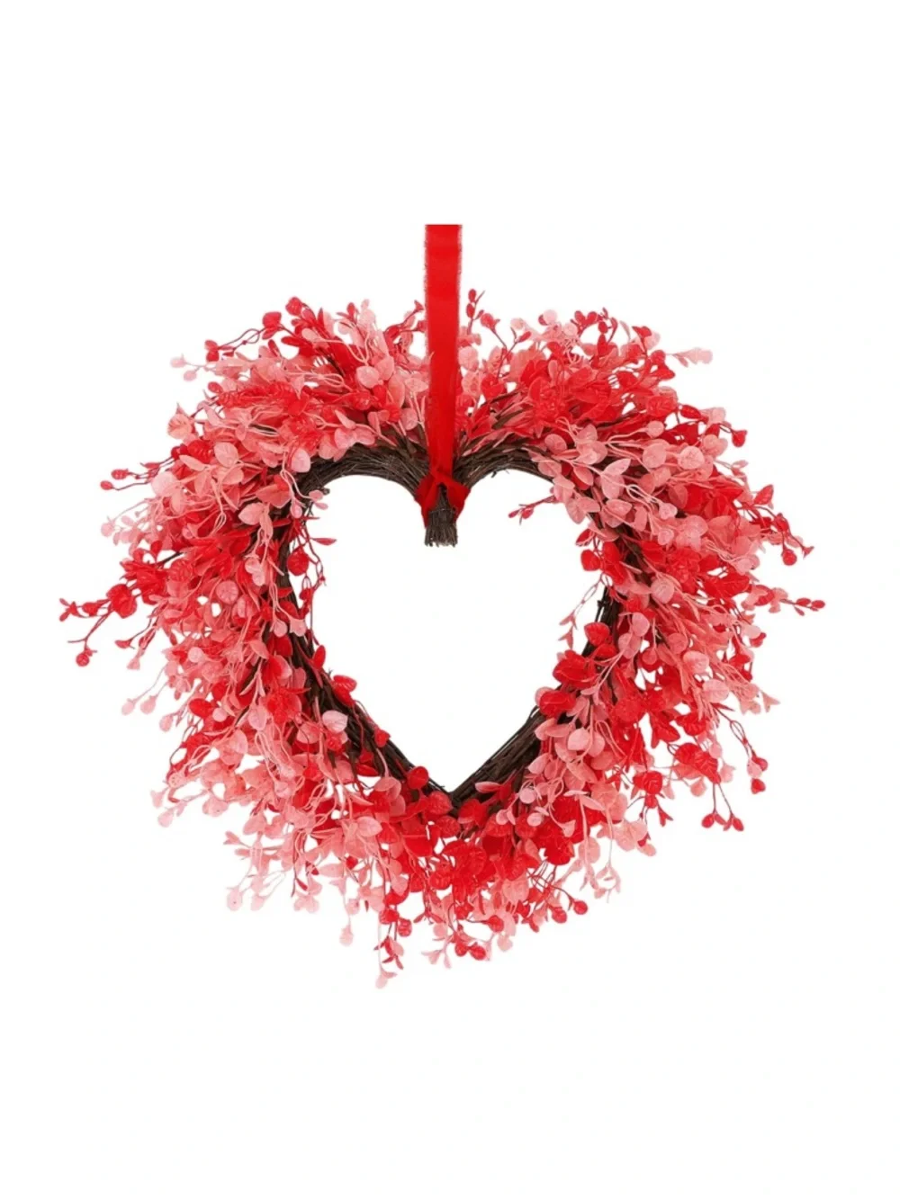Valentines Day Heart Wreath Home Office Decor 22”